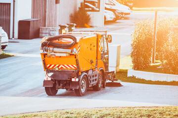Urban Cleanliness Maintained by Mechanical Sweeper