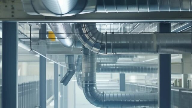 An advanced ventilation system circulates clean air throughout the factory preventing the buildup of harmful fumes or particles.