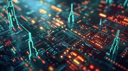 Obraz premium Digital Currency Future 