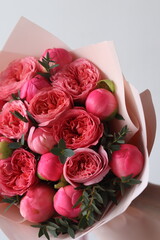 Bouquet of peonies