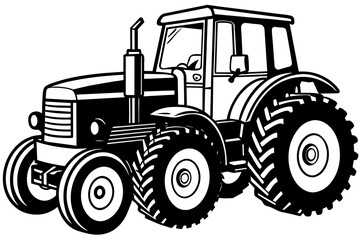 tractor-with-whit-background-vector-illustration