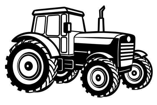 tractor-with-whit-background-vector-illustration