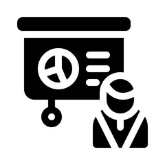 presentation glyph icon