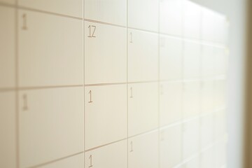 Wall calendar