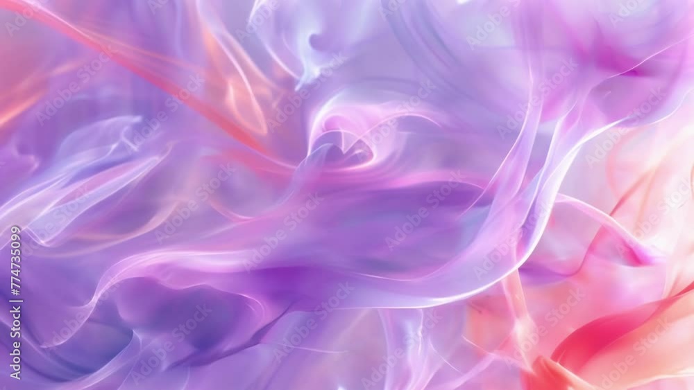 Aufkleber graceful ribbons of pastel smoke float and intertwine creating a captivating visual experience.