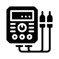 Multimeter glyph icon