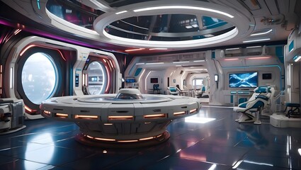 interior of a spaceship