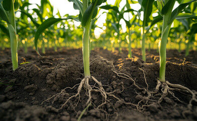 Fototapeta premium Maize Corn in Full Growth