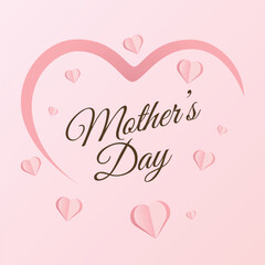 vector graphic of Mothers Day ideal for Mothers Day celebration.