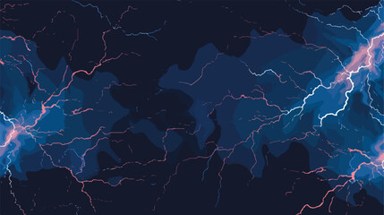 Flash of lightning on dark background banner design. - obrazy, fototapety, plakaty
