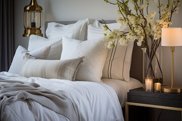 Chic Boutique Hotel Transformation: Elevate Your Bedroom with Luxury Linens and Unique Decorations