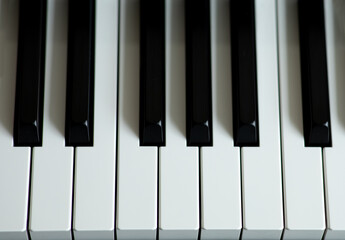 Naklejka premium black and white piano keys 