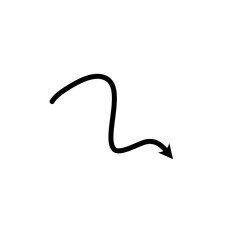 Black Arrow Illustration