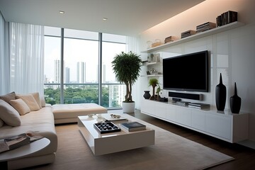Minimalist Luxury: Ultra-Modern Condo Living Room Ideas for Modern Comfort