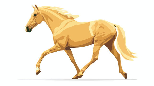 Horse icon vector illustration Flat vector isolated o