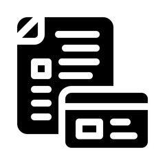 tax glyph icon