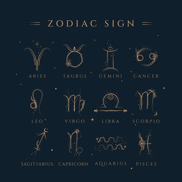 Zodiac Signs Symbol Illustration 2