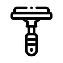 glass cleaner line icon
