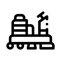sweeper line icon