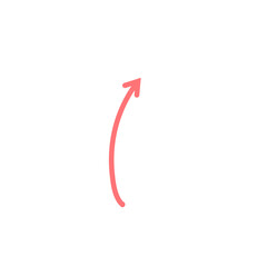 Pink Arrow Illustration