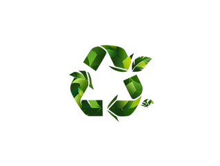 Obraz premium A logo of the waste recycling , zero waste concept.