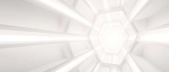 Modern Abstract Geometric White Architecture Background with Copy Space
 - obrazy, fototapety, plakaty