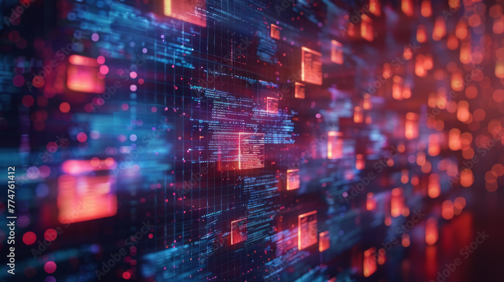 Poster ai document management, the use of artificial intelligence in streamlining document management proce