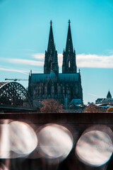 cologne cathedral shot at a sunny day