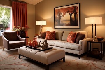 Cozy Living Room Decor: Soft Carpets and Plush Sofas Galore