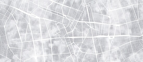 Naklejka premium Top view blurred dust and dirty white map street line in town.