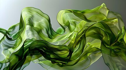 green ribbon - Powered by Adobe