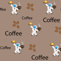 coffee cup pattern