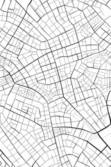 minimal grid, an abstract urban map
