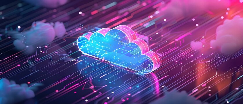 Data storage sophistication in a simple cloud representation