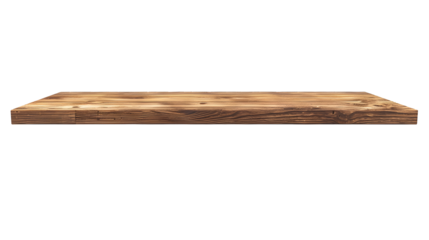 Transparent picture of wooden board