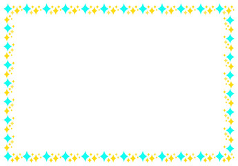 キラキラ　フレーム素材