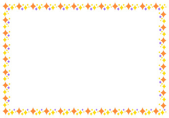 キラキラ　フレーム素材