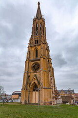 Tower of the Garrison Temple in Metz, France