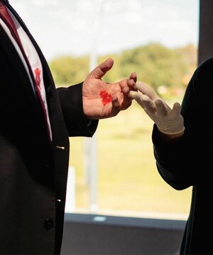 Behind the scenes shots about the making of an Australian independent short film called FULL CIRCLE on Perth, Western Australia on september 8th 2022