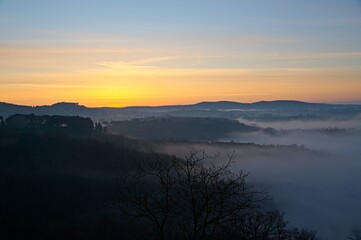 Sunset Over Umbria, Italy March 2024