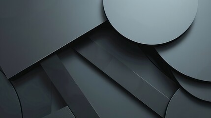 Abstract shapes overlapping in a monochromatic palette, abstract  , background - obrazy, fototapety, plakaty