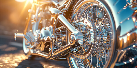 Polished Perfection.Shine Bright with Bike Parts