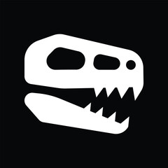 dinosaurs skull icon 