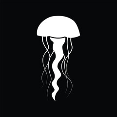 jellyfish in black