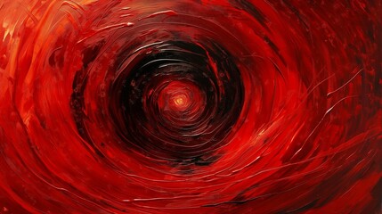Whirlwind of vibrant energy, abstract dynamic red tones. - 774796666