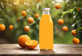 orange juice splash, fresh orange juice,  orange juice and fruits, orange juice and oranges, fresh orange juice, orange juice splash, orange juice splash in glass, GenerativeAi illustration