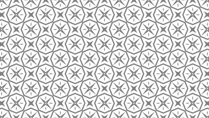 a seamless pattern with black and white circles on a white background.