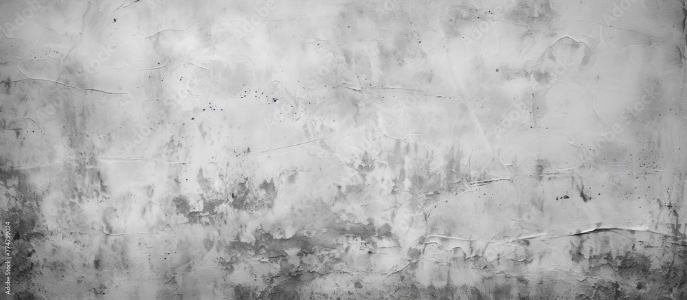 Poster full frame shot capturing a detailed black and white photograph of a textured wall, showing intricat