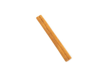Ceylon cinnamon.Cinnamon sticks isolated on white background. Cinnamon roll and powder. Spicy spice for baking, desserts and drinks. Fragrant ground cinnamon. Close-up. Place for text. copy space