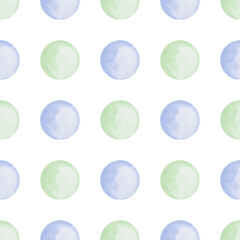 bubbles birthday watercolor seamless pattern png